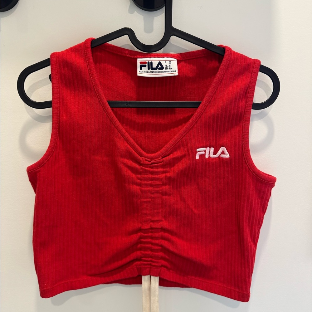 FILA + UO Valentina Cropped Tank Top
